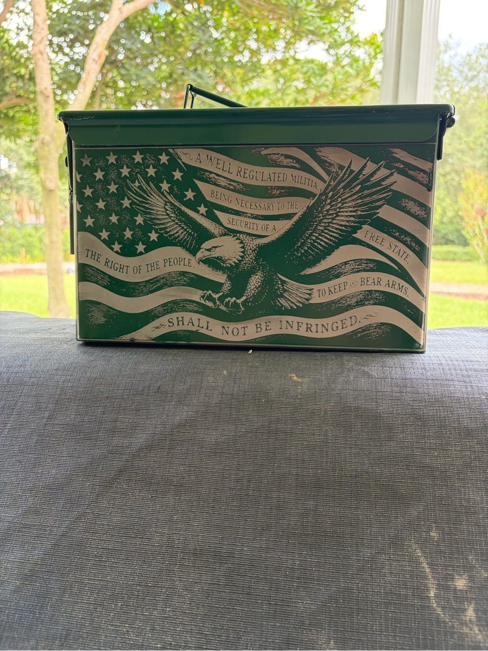 Metal Ammo Can w Custom Laser Engraving Your Choice of Designs- 4 Sides & Top